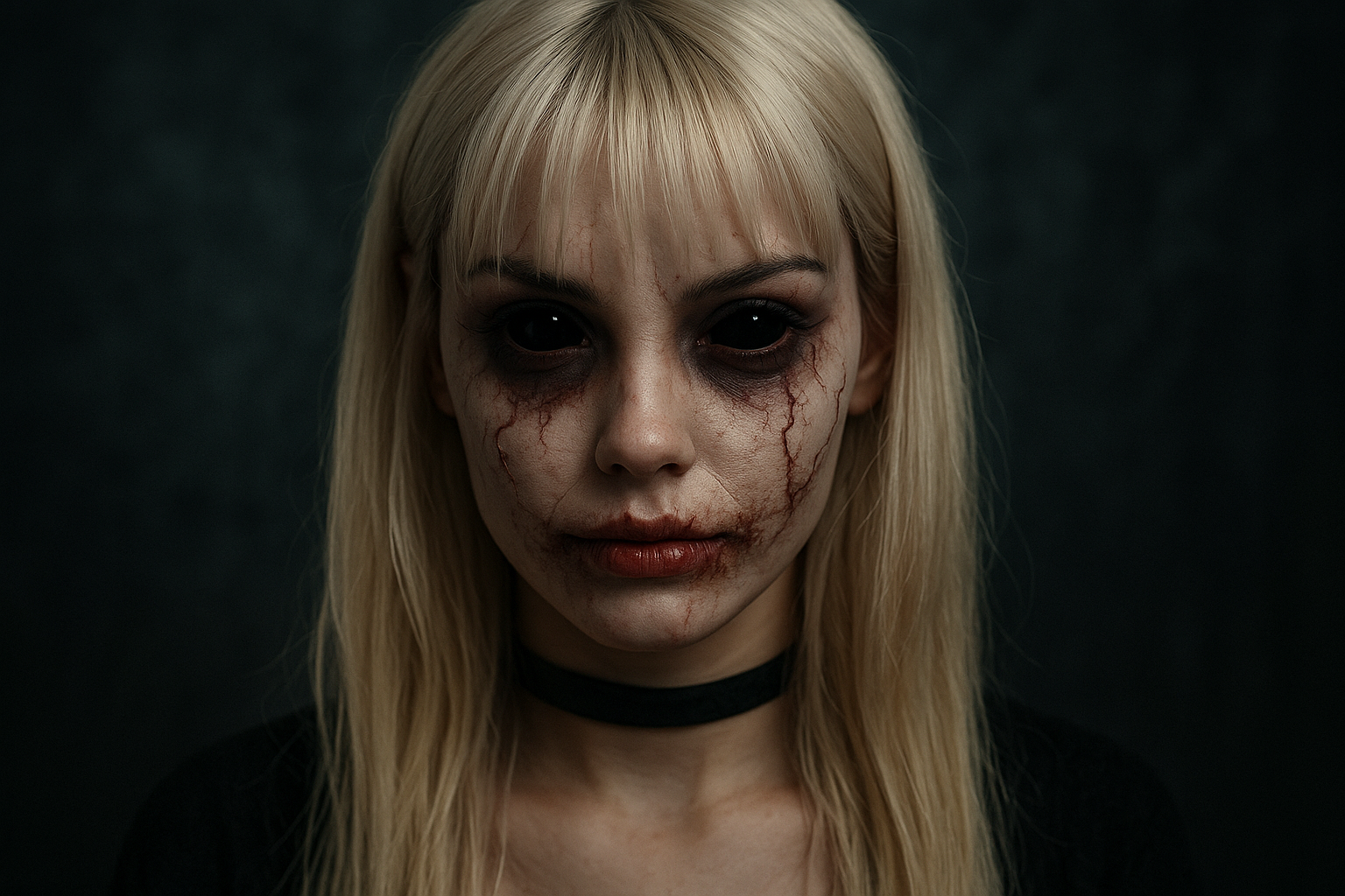 悪魔に取りつかれた女性の画像